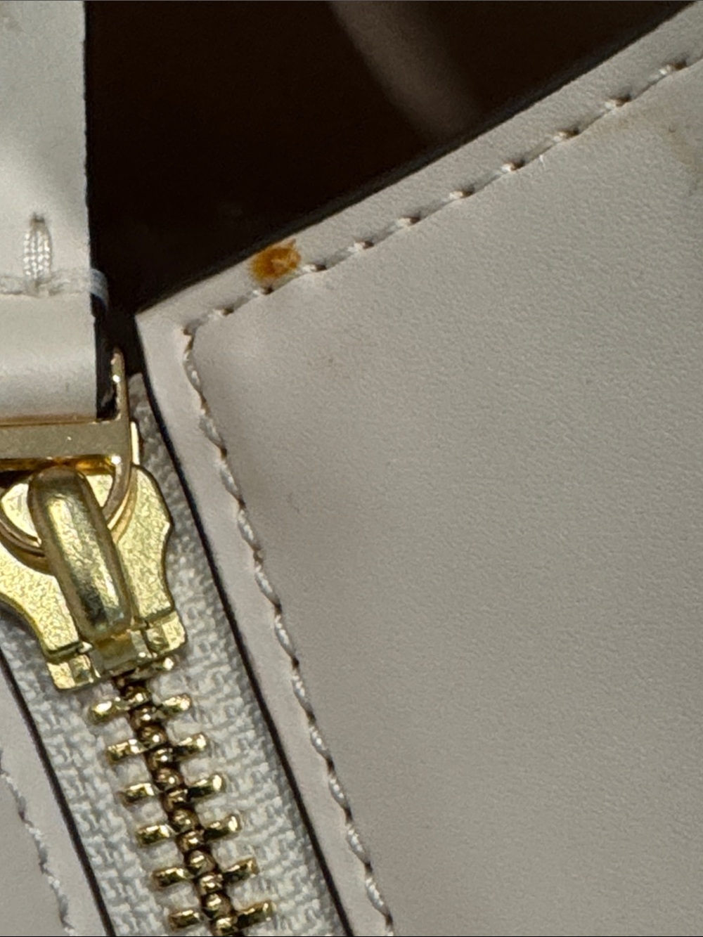 Tory Burch Bag Gemini Link Light Gray and Cream Satchel Tote - Picture 12 of 17